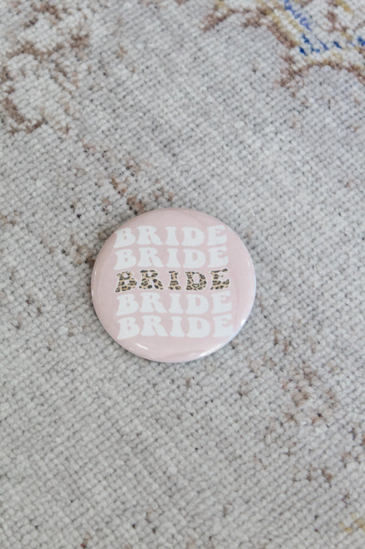 Bride Cowgirl Button