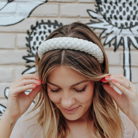 Pearl Headband | Criss Cross Pearls