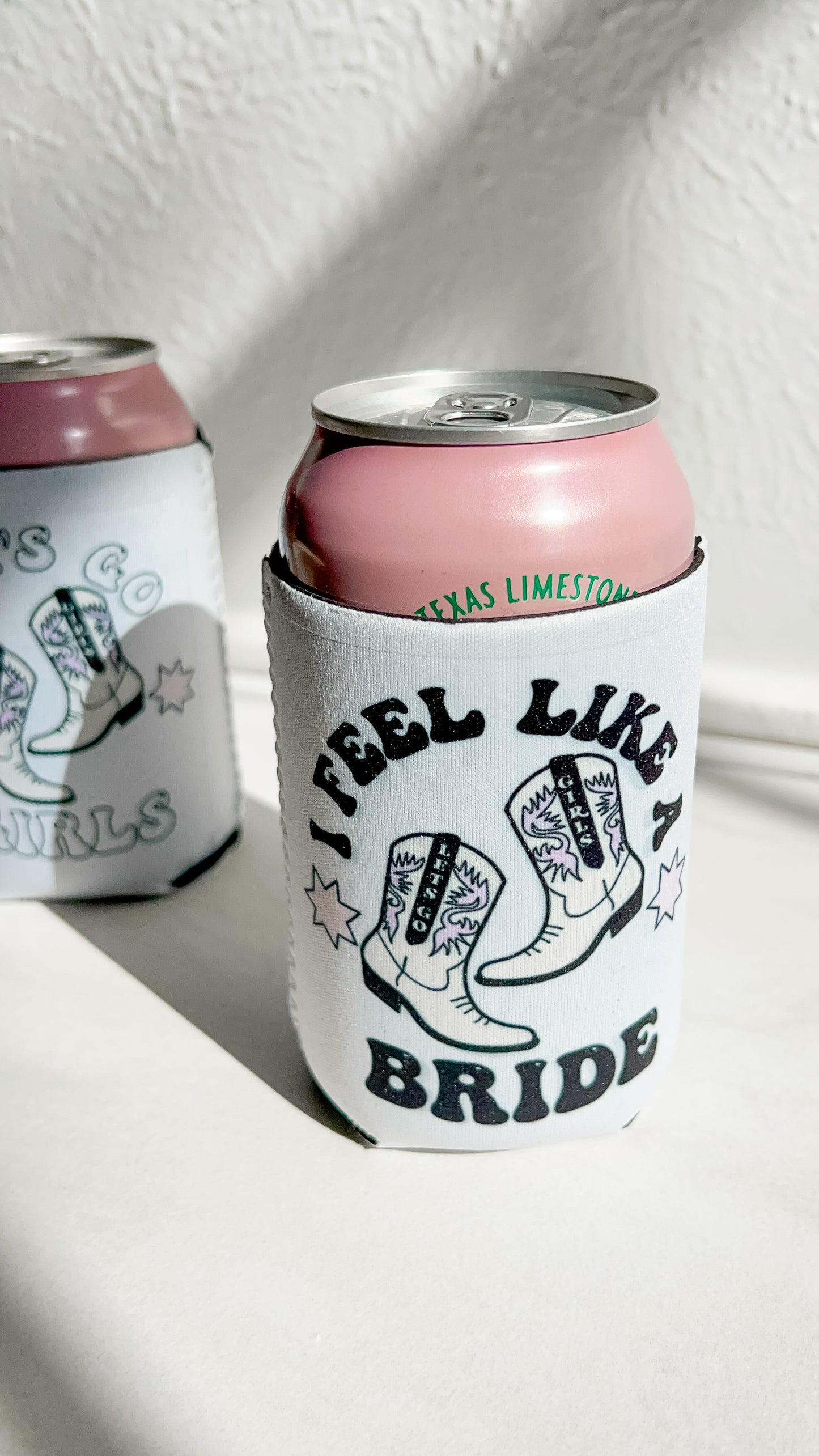 Let’s Go Girls Bride Koozie