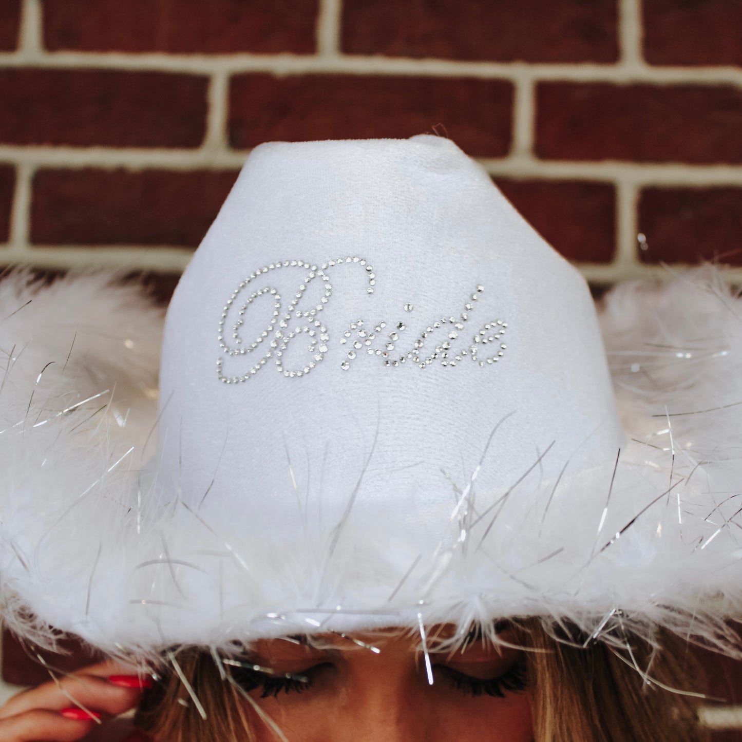 Bride Cowgirl Hat + Veil